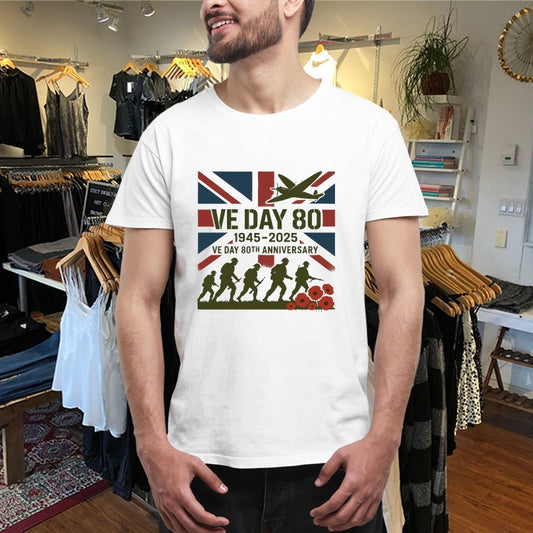 Official VE Day 80th Anniversary 1945-2025 Shirts