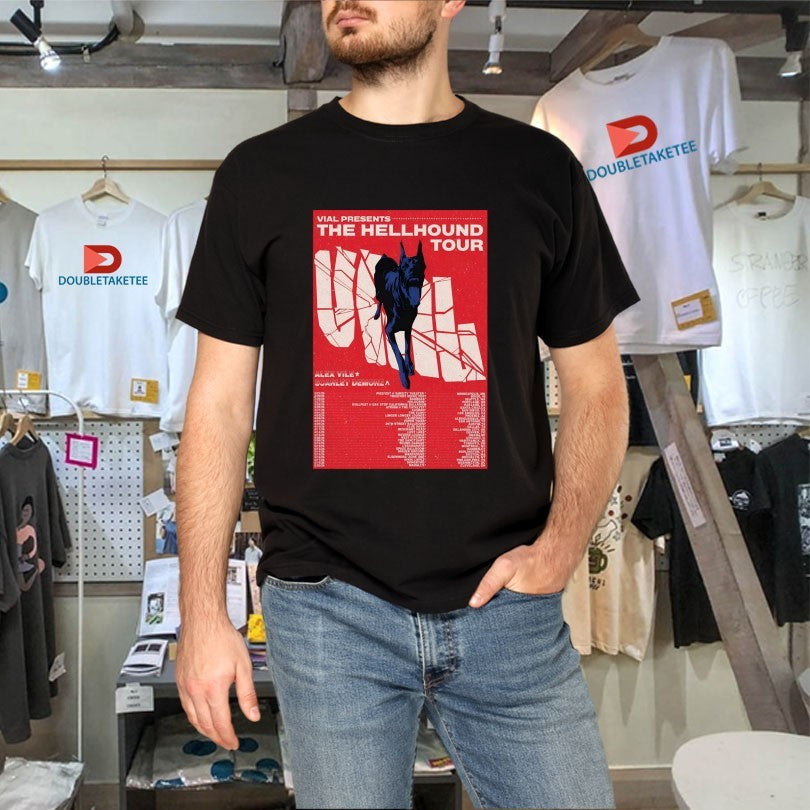 Official VIAL The Hellhound Tour 2026 Dates Shirts