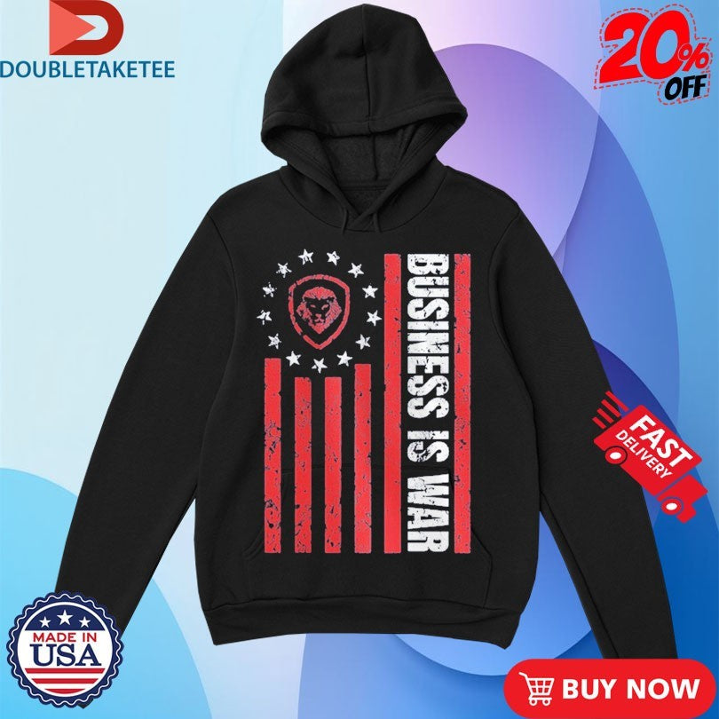 Official Valuetainment Future Looks Bright White Business Is War Target Lion Americna Flag Shirts