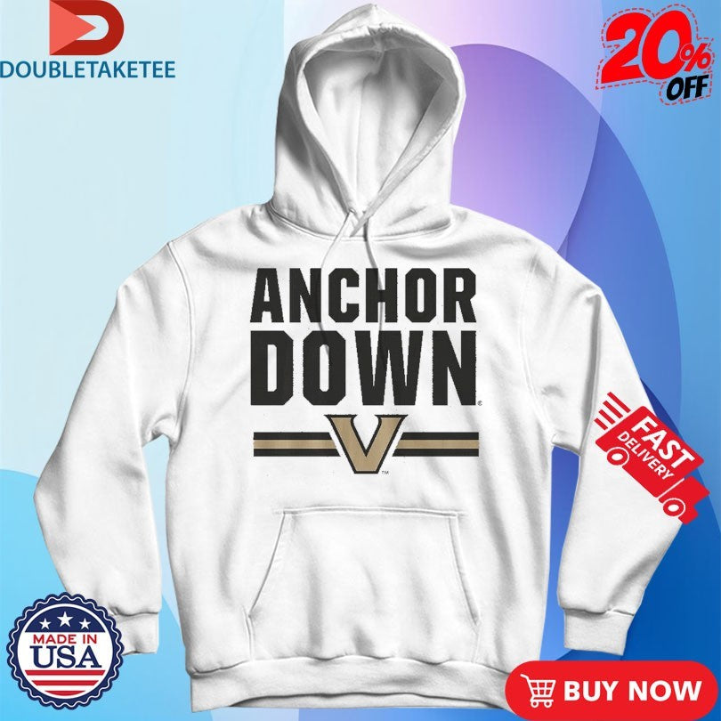 Official Vanderbilt Commodores Anchor Down Shirts