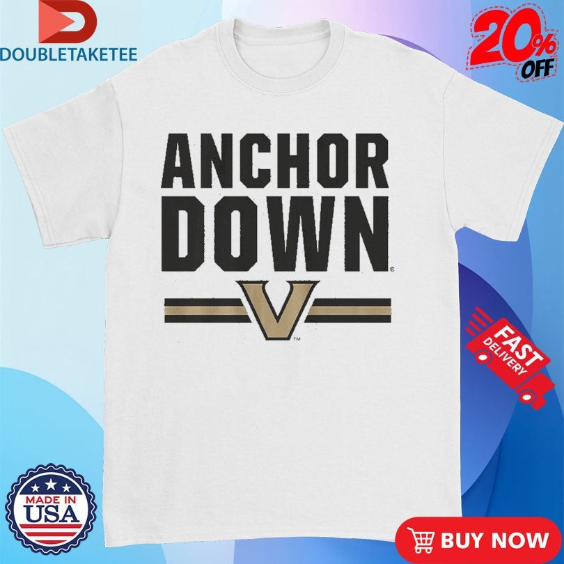 Official Vanderbilt Commodores Anchor Down Shirts