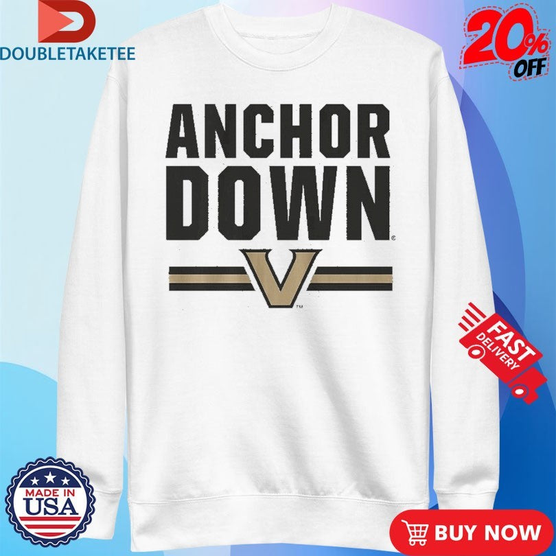 Official Vanderbilt Commodores Anchor Down Shirts