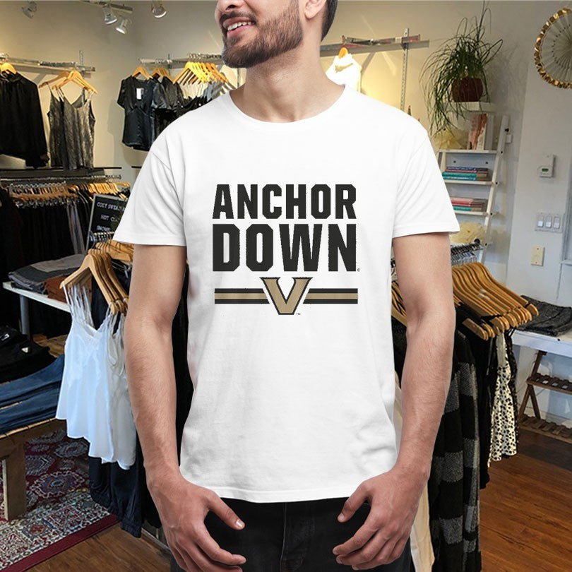 Official Vanderbilt Commodores Anchor Down Shirts