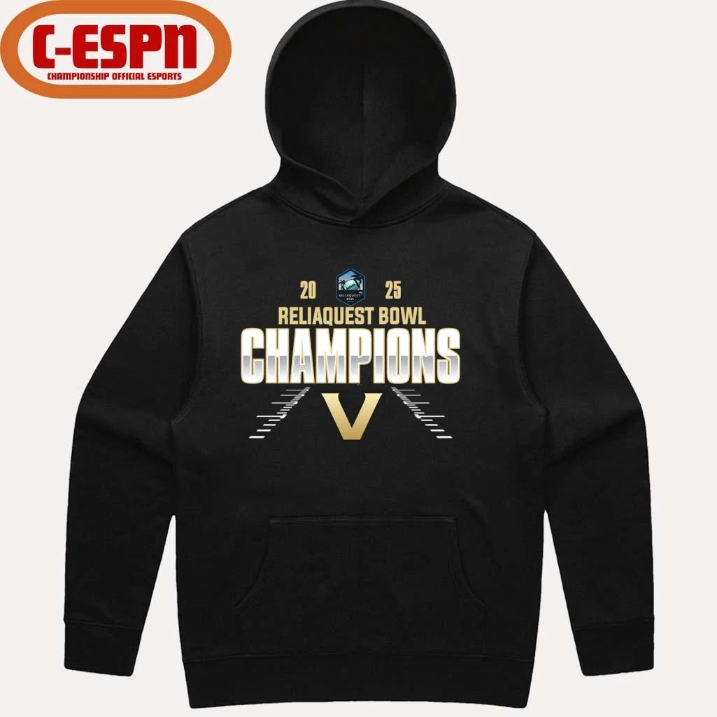 Official Vanderbilt Commodores Reliaquest Bowl Champions 2025 shirt