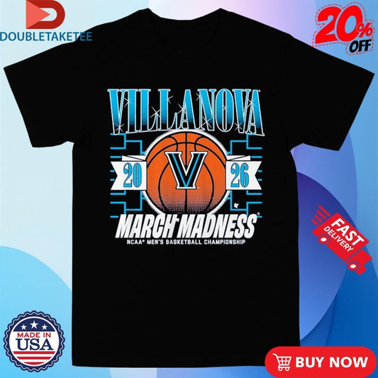 Official Villanova Wildcats NCAA Men’s Basketball Champions 2026 March Madness Shirts