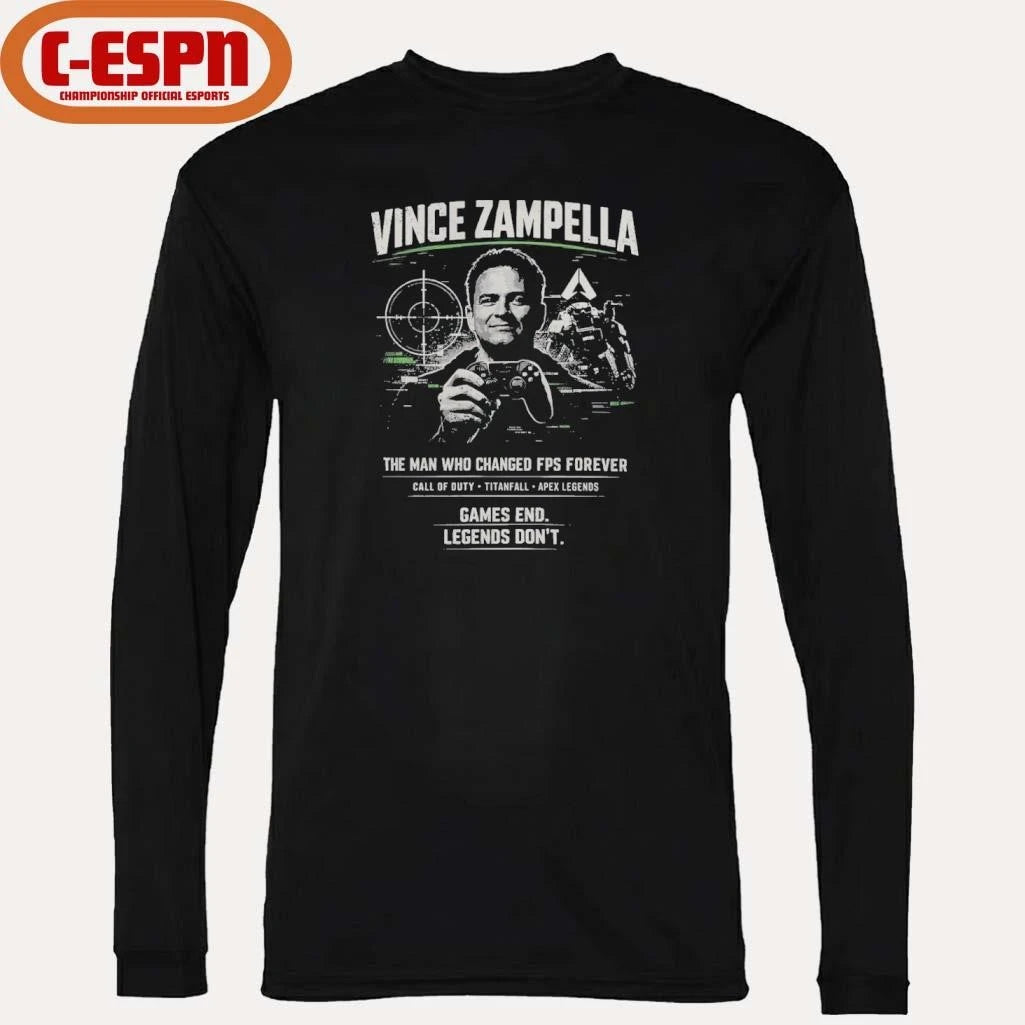 Official Vince Zampella The Man Who Changed Fps Forever Shirt