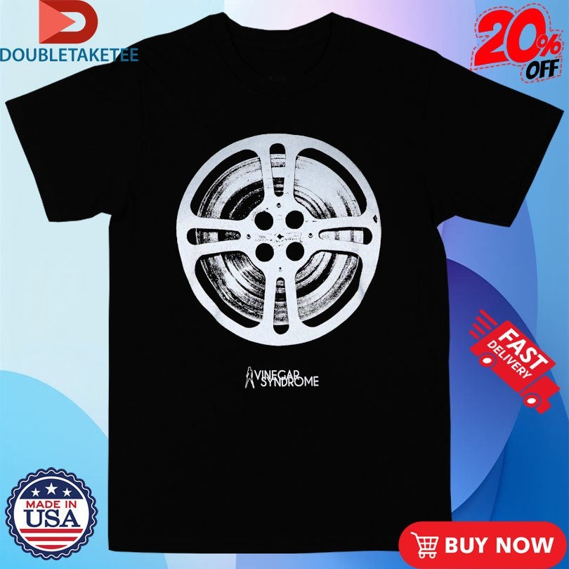 Official Vinegar Syndrome 16mm Film Reel Metallic Silver Shirts