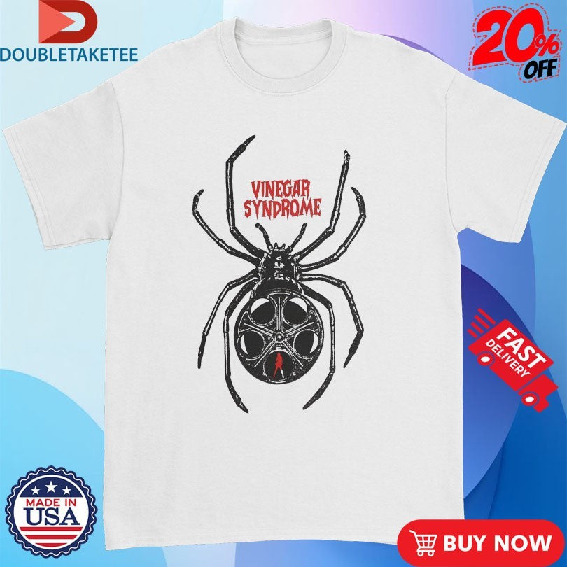 Official Vinegar Syndrome Black Widow Shirts
