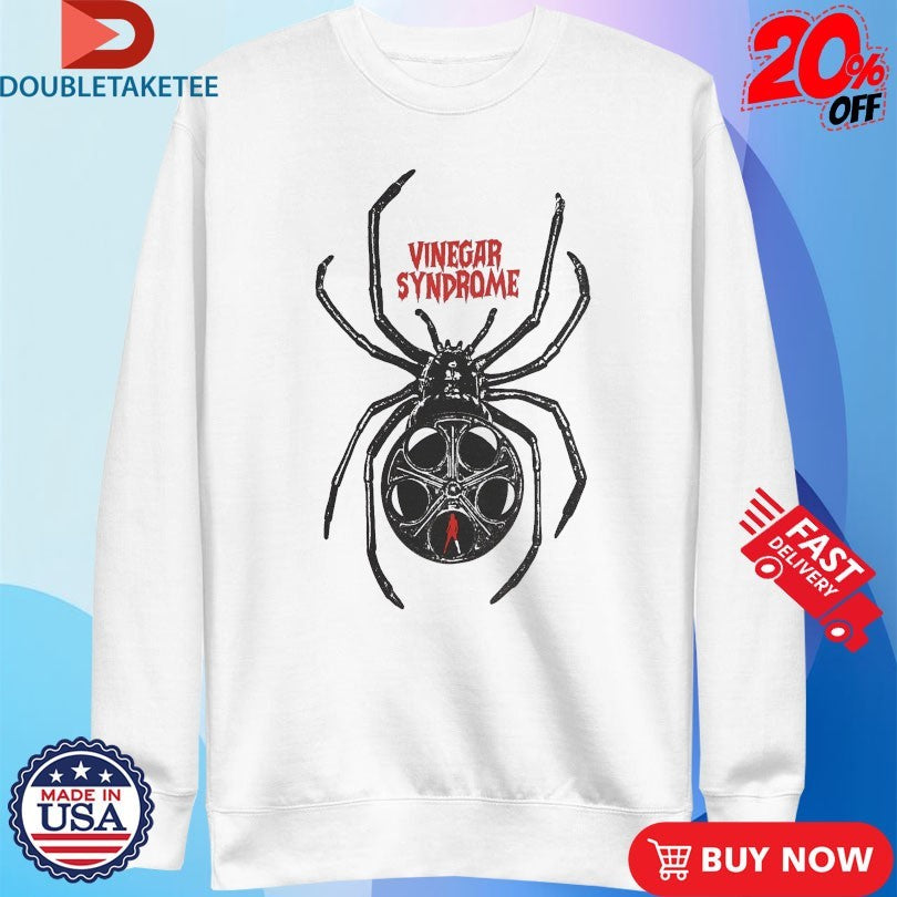 Official Vinegar Syndrome Black Widow Shirts