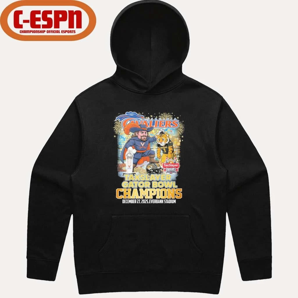 Official Virginia Cavaliers Mascot Gator Bowl Champions Shirt