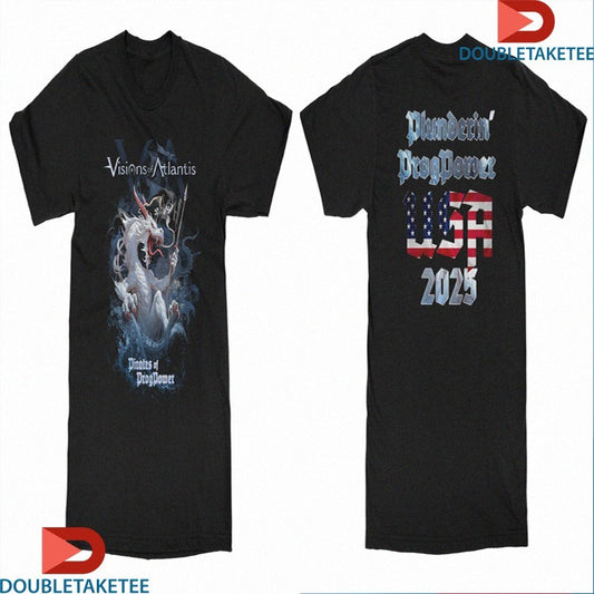 Official Visions Of Atlantis Pirates Of ProgPower USA 2025 Shirts