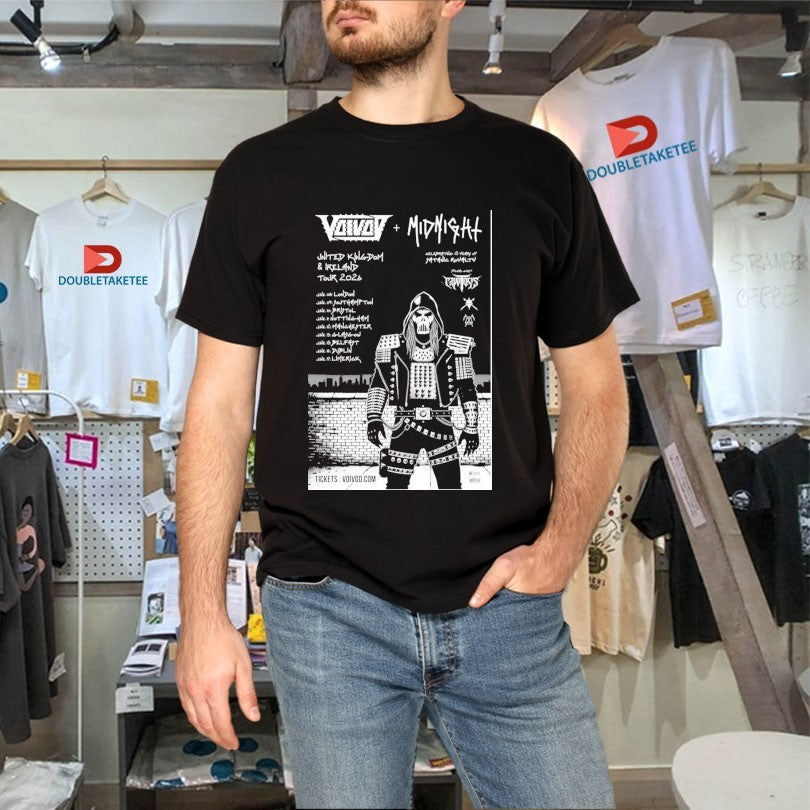 Official Voivod 2026 UK And European Tour Shirts