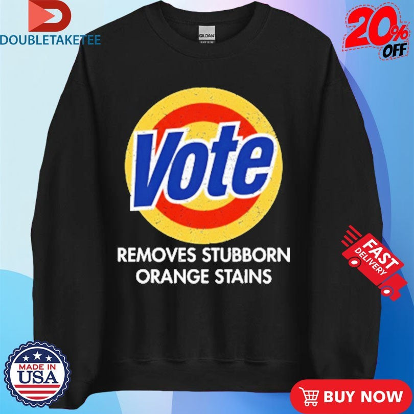 Official Vote Removes Stubborn Orange Stains Shirts