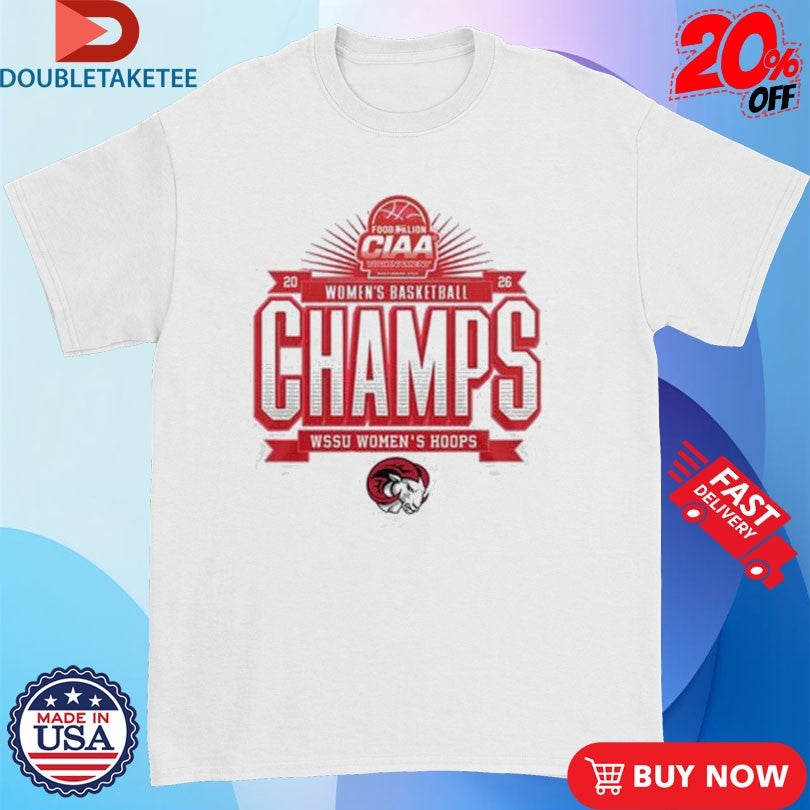 Official WSSU Women’s Hoops 2026 Basketball Champions Shirts