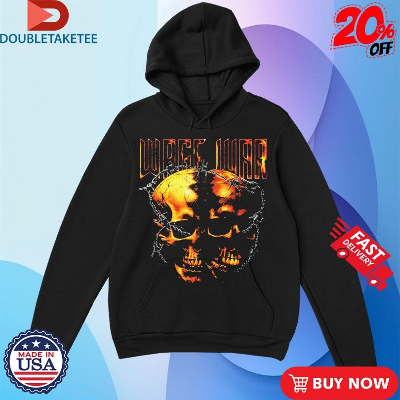 Official Wage War Skulls Barbed Wire Shirts