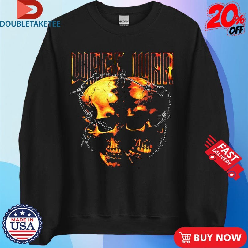 Official Wage War Skulls Barbed Wire Shirts