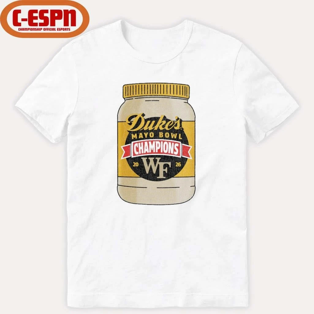 Official Wake Forest Demon Deacons Duke’s Mayo Bowl Champions T-Shirt