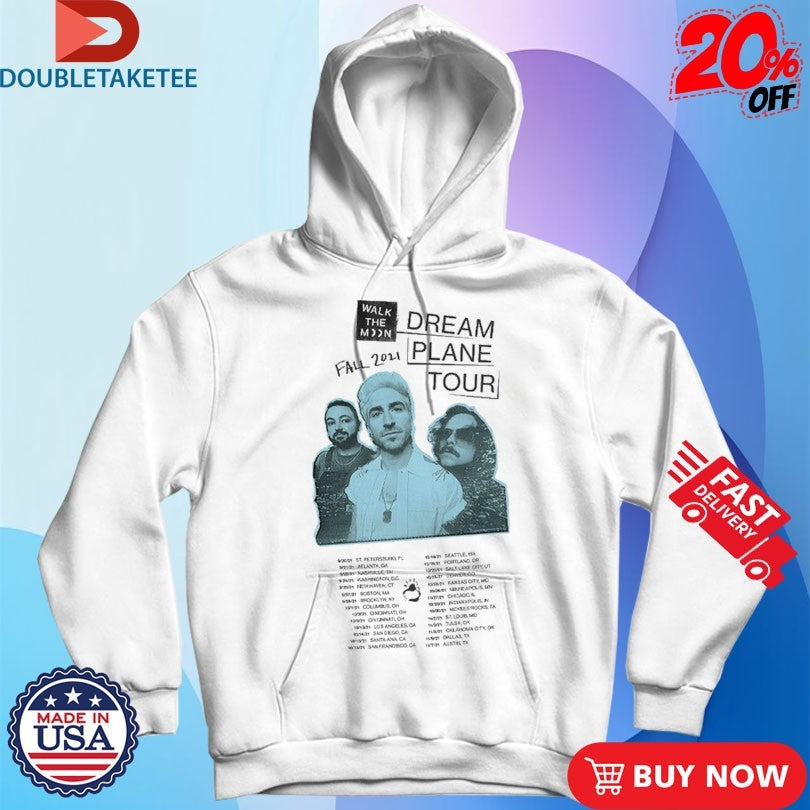 Official Walk The Moon Dream Plane Tour Fall 2021 Shirts