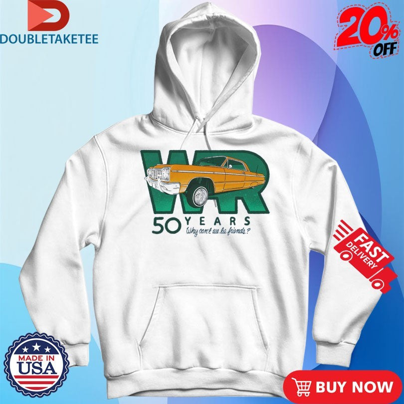 War Why Can’t We Be Friends 50th Anniversary Car T-shirts