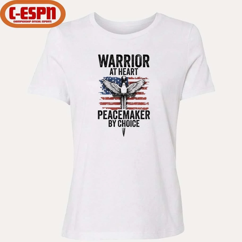 Official Warrior At Heart Peacemaker By Choice shirt