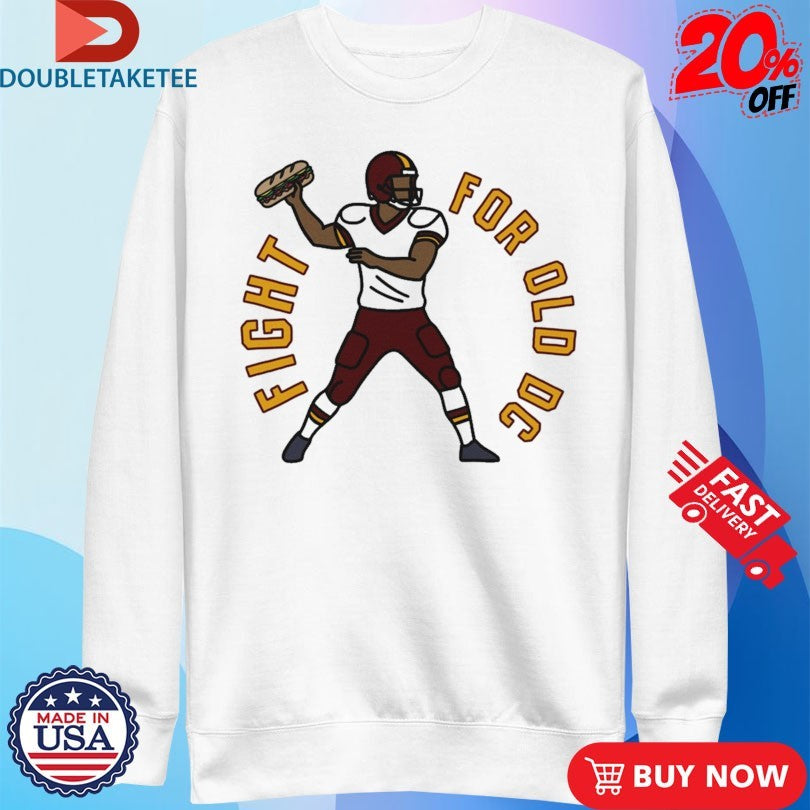 Official Washington Commanders Fight for Old DC Sandwich Guy Shirts