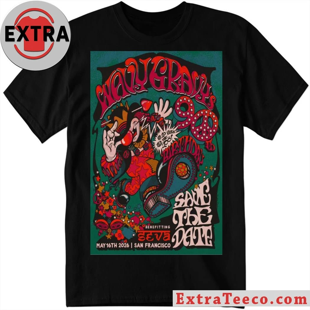 Official Wavy Gravy San Francisco 2026 Event Poster Shirt