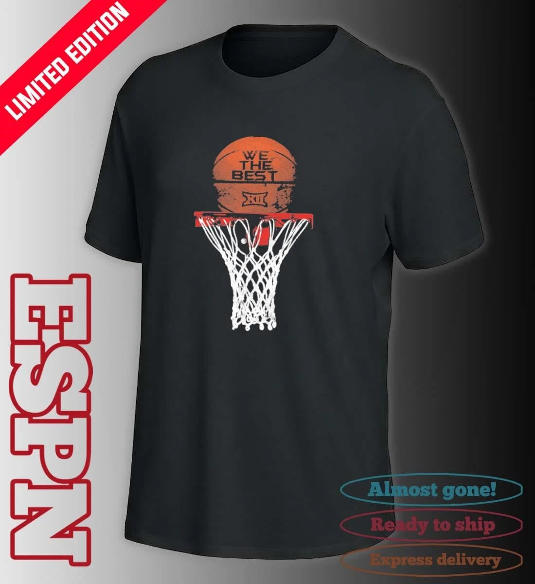 Official We The Best Big 12 Basketball Tournament Shirt