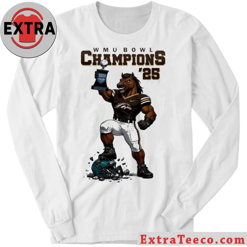 Official Western Michigan WMU Broncos will win the 2025 Myrtle Beach Bowl Logo T-Shirt