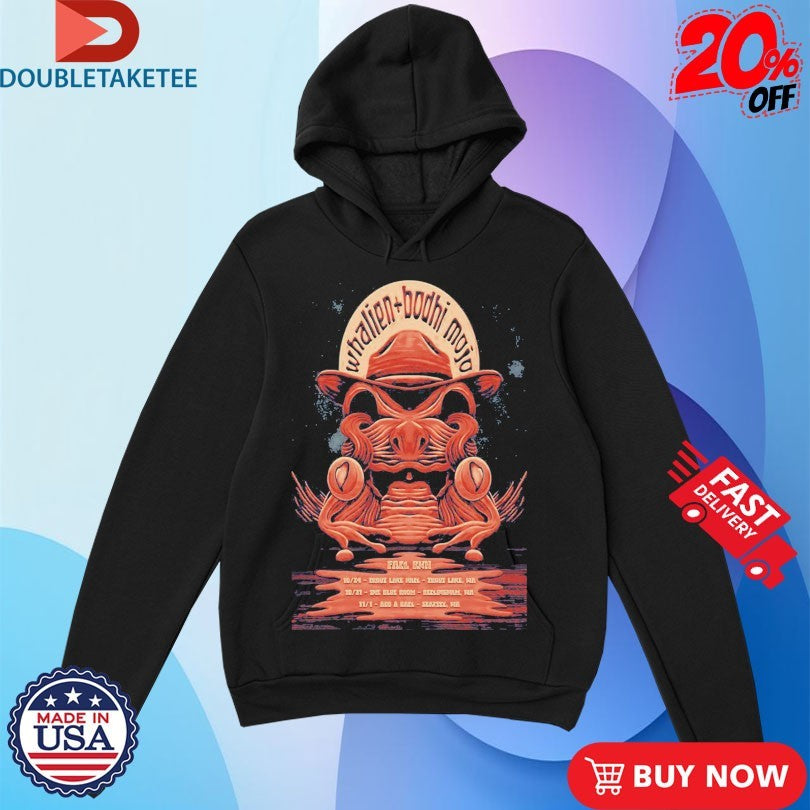 Official Whalien + Bodhi Mojo Fall Run Tour 2025 Shirts