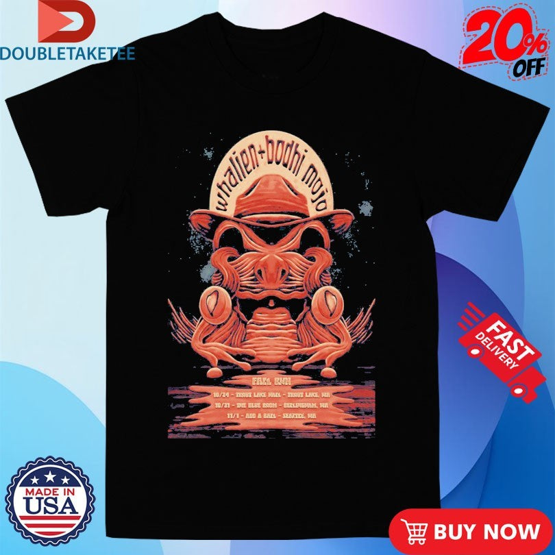 Official Whalien + Bodhi Mojo Fall Run Tour 2025 Shirts