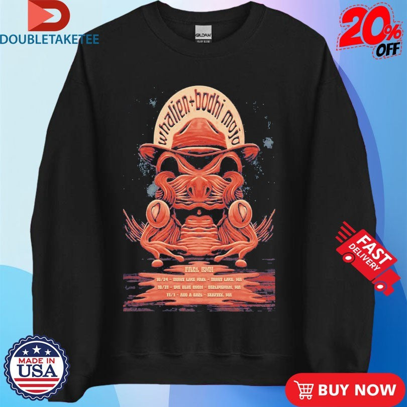 Official Whalien + Bodhi Mojo Fall Run Tour 2025 Shirts