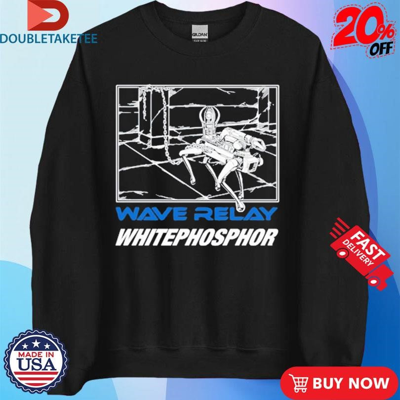 Official Whitephosphor X Wave Relay Doggy Shirts