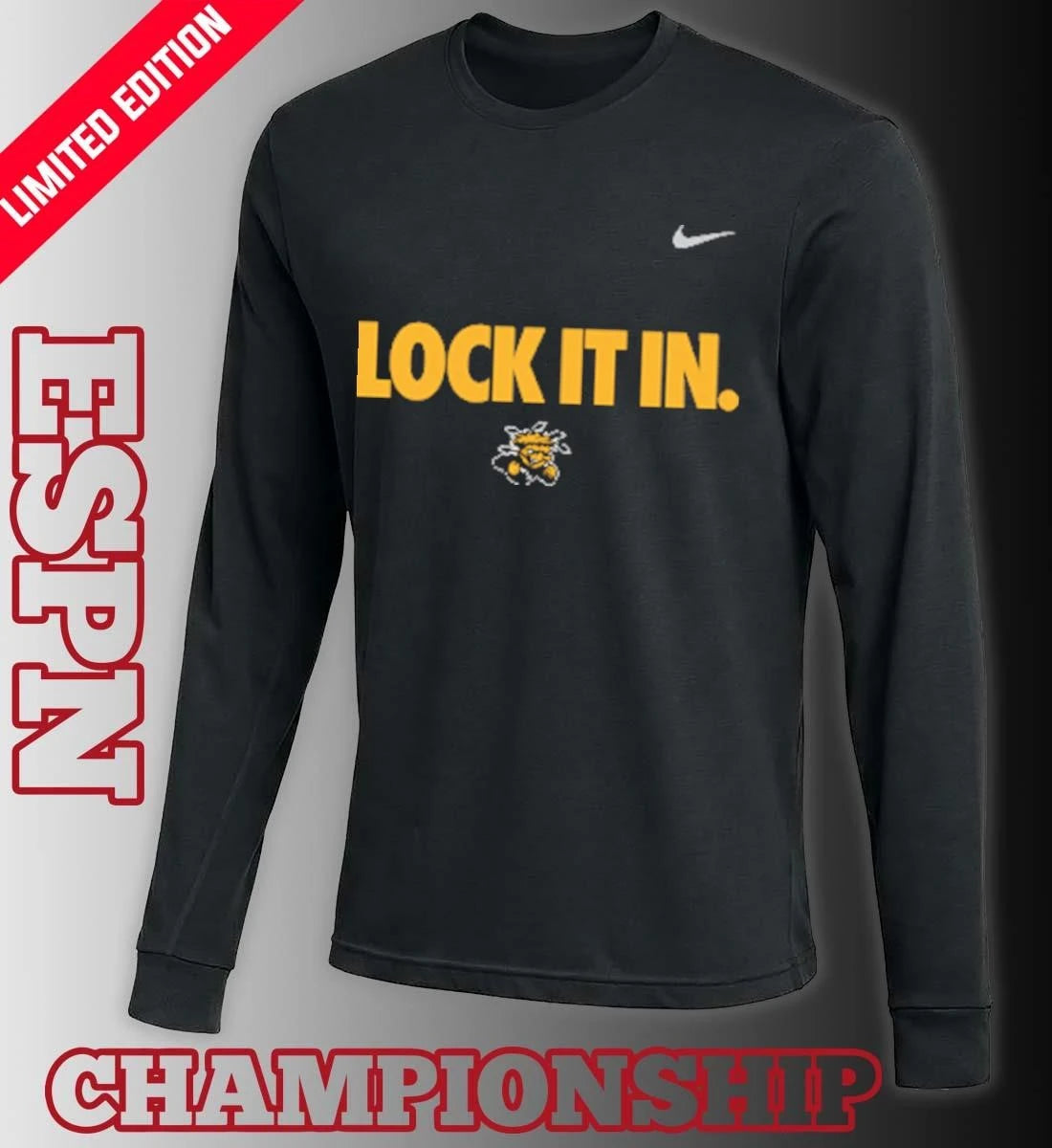Official Wichita State Basketball Lock It In NCAA Bench Shirt