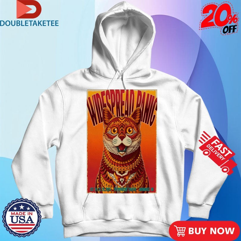 Official Widespread Panic In Milwaukee WI On Oct 24-26 2025 Cat Shirts