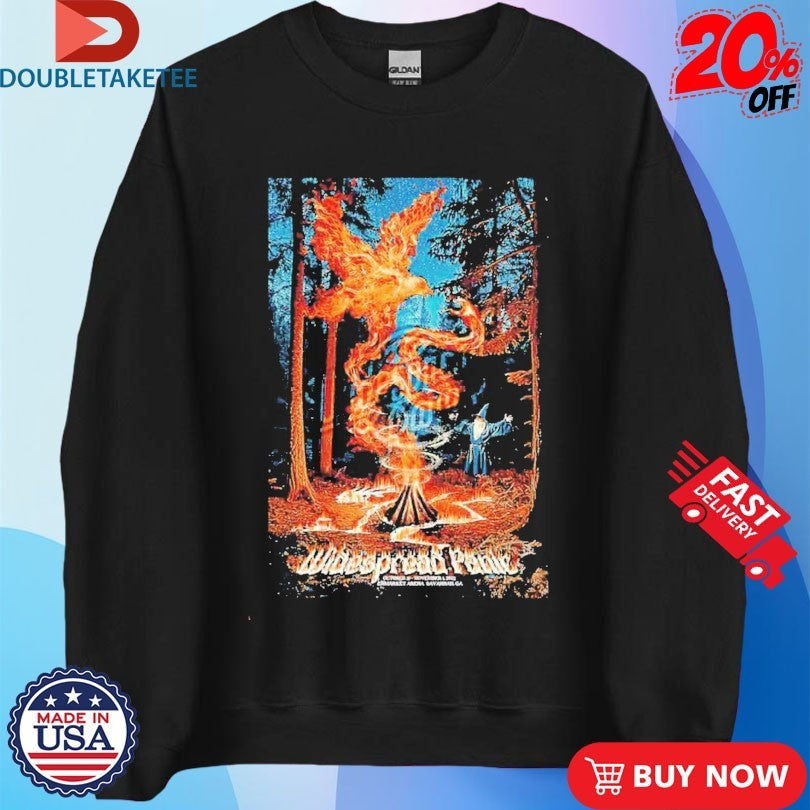 Official Widespread Panic Savannah Georgia 2025 Event At Enmarket Arena On Oct 31-Nov 1 Flames Shirts