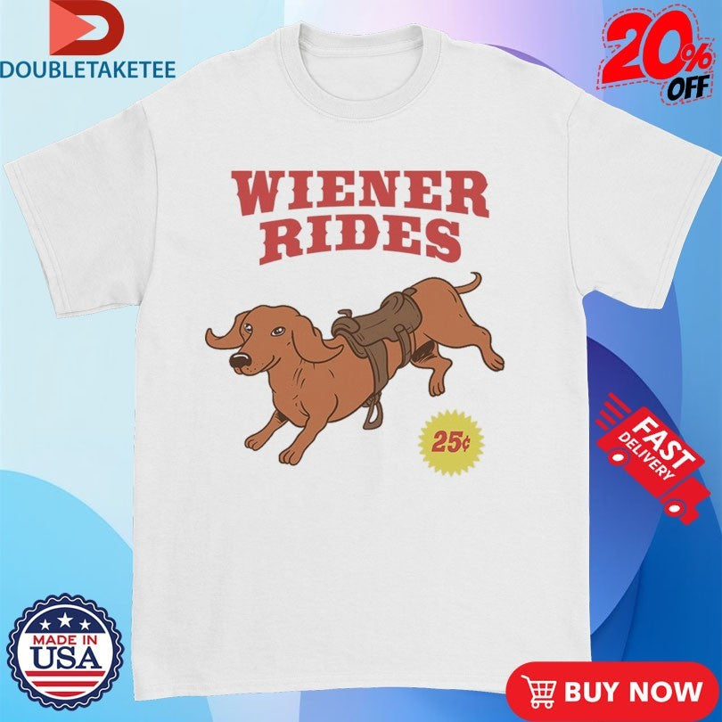 Official Wiener Rides Dog Shirts