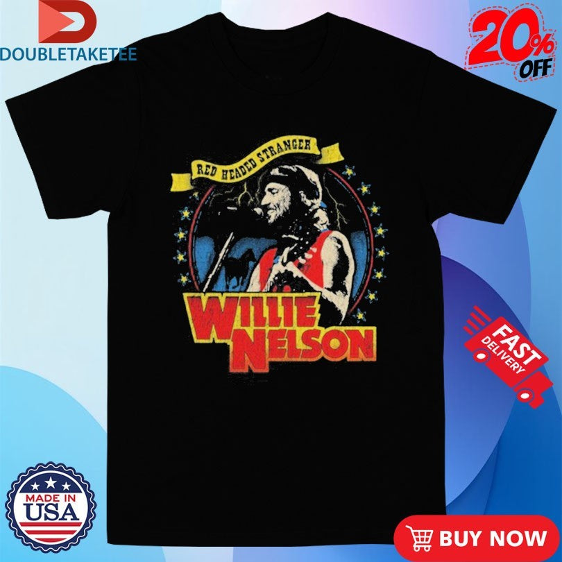 Official Willie Nelson Red Headed Stranger Star Shirts