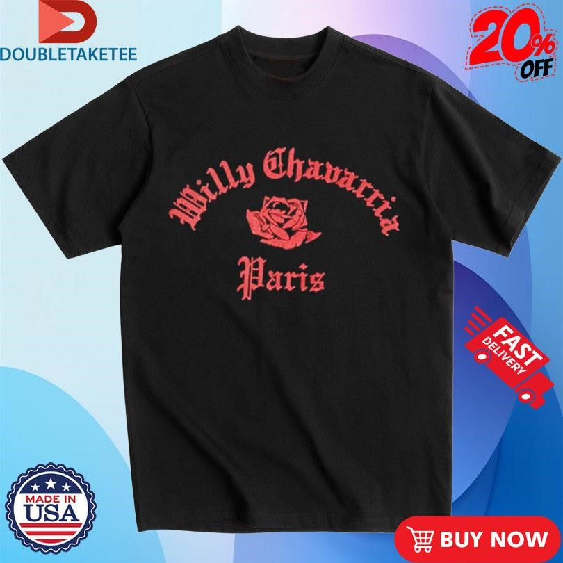 Official Willy Chavarria Paris Flower Shirts
