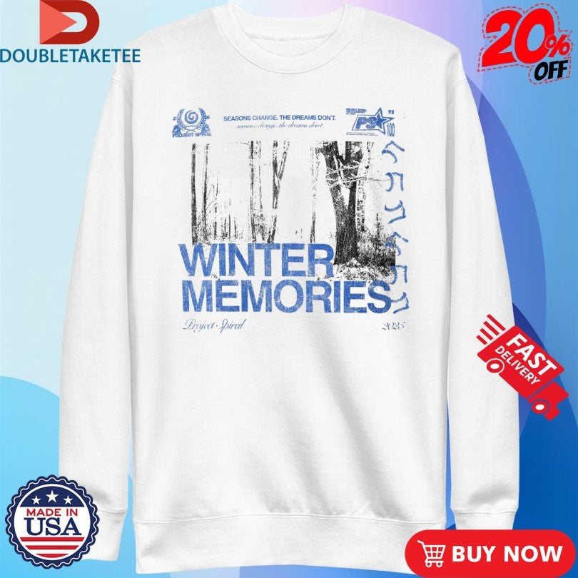 Official Winter Memories Seasons Change The Dreams Don’t Project Spiral Shirts