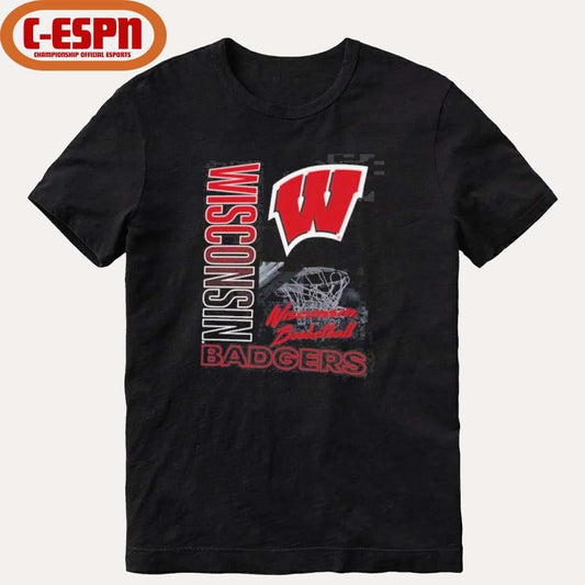 Official Wisconsin Badgers Basketball NCAA Bench T-Shirt