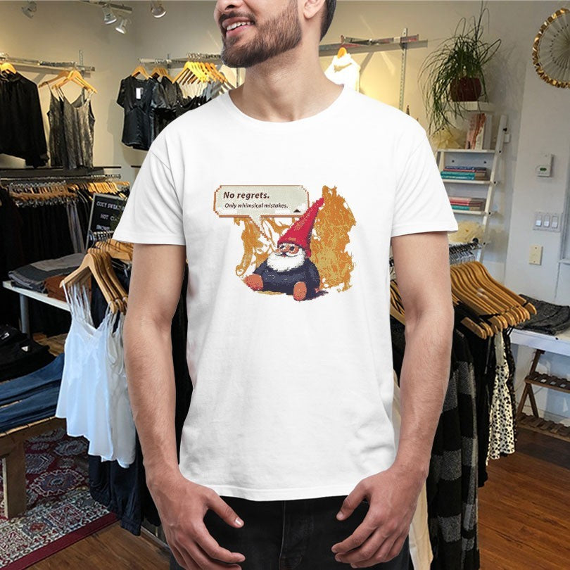 Official Wizard No Regrets Only Whimsical Mistakes Flames Shirts