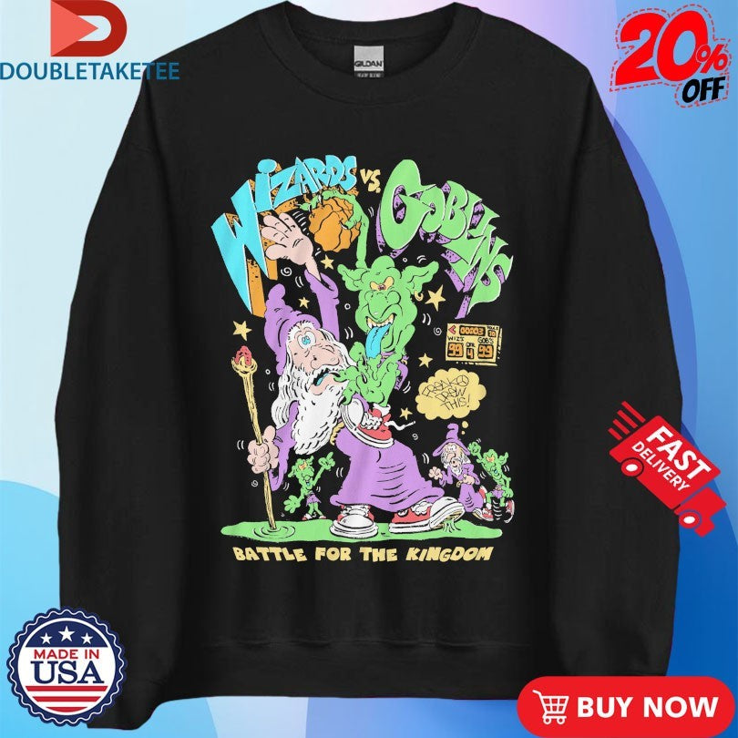 Official Wizards Vs Goblins Battle For The Kingdom Shirts