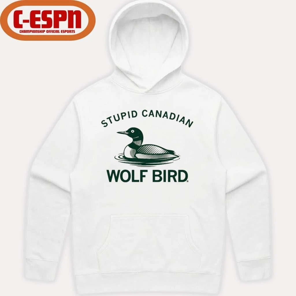 Official Wolf Bird Stupid Canadian 2025 Shirt