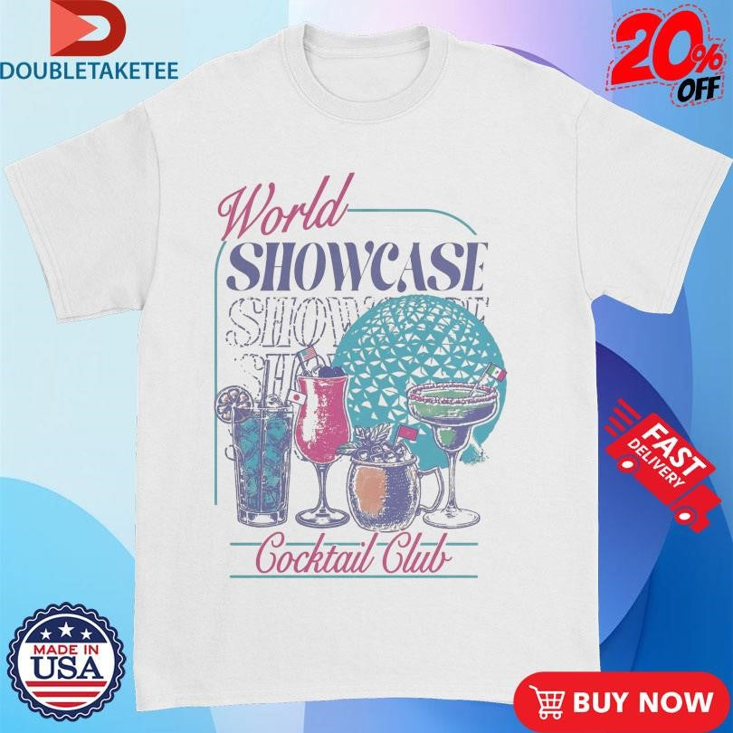Official World Showcase Cocktail Club Shirts