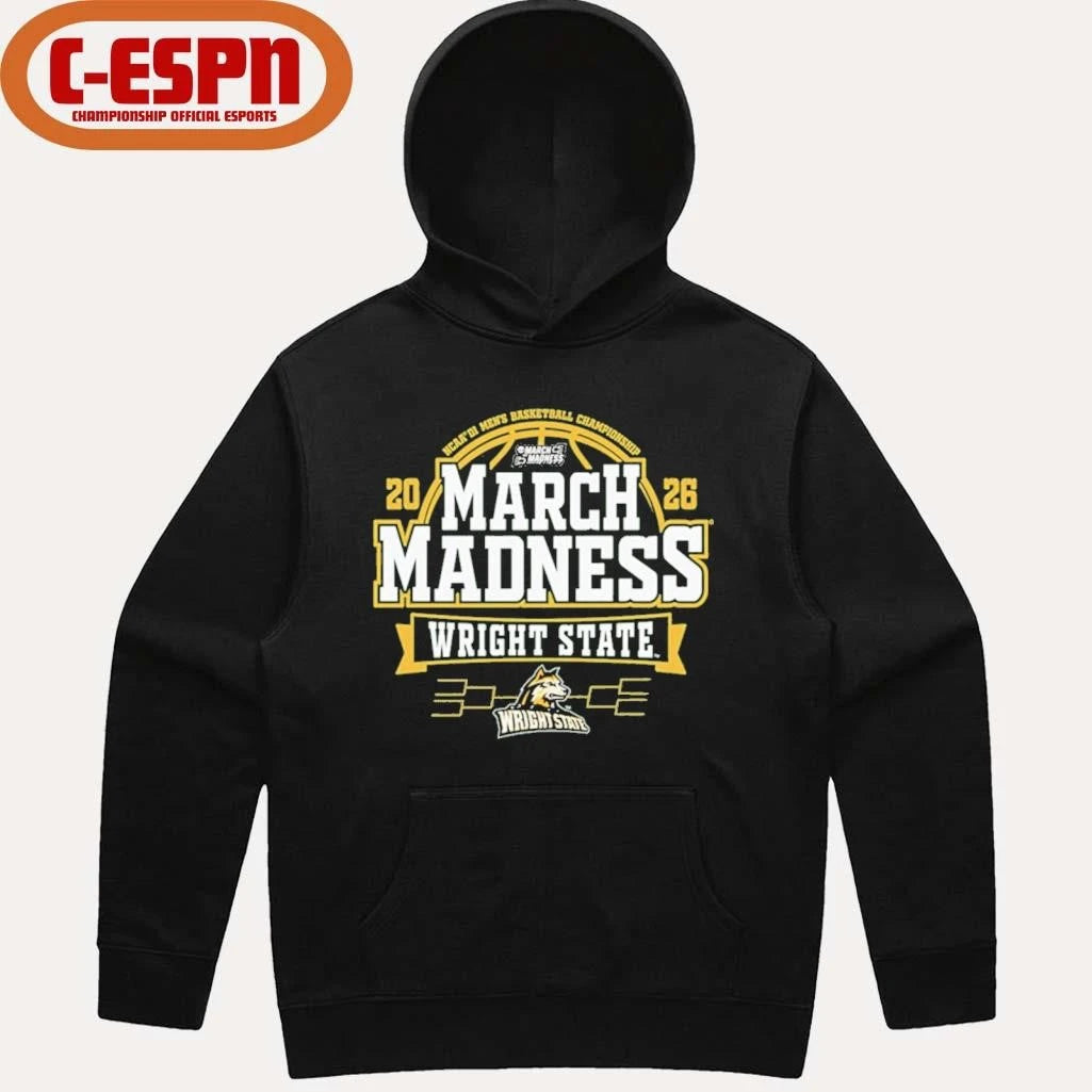 Official Wright State Raiders 2026 Men’s Basketball March Madness Bound Shirt