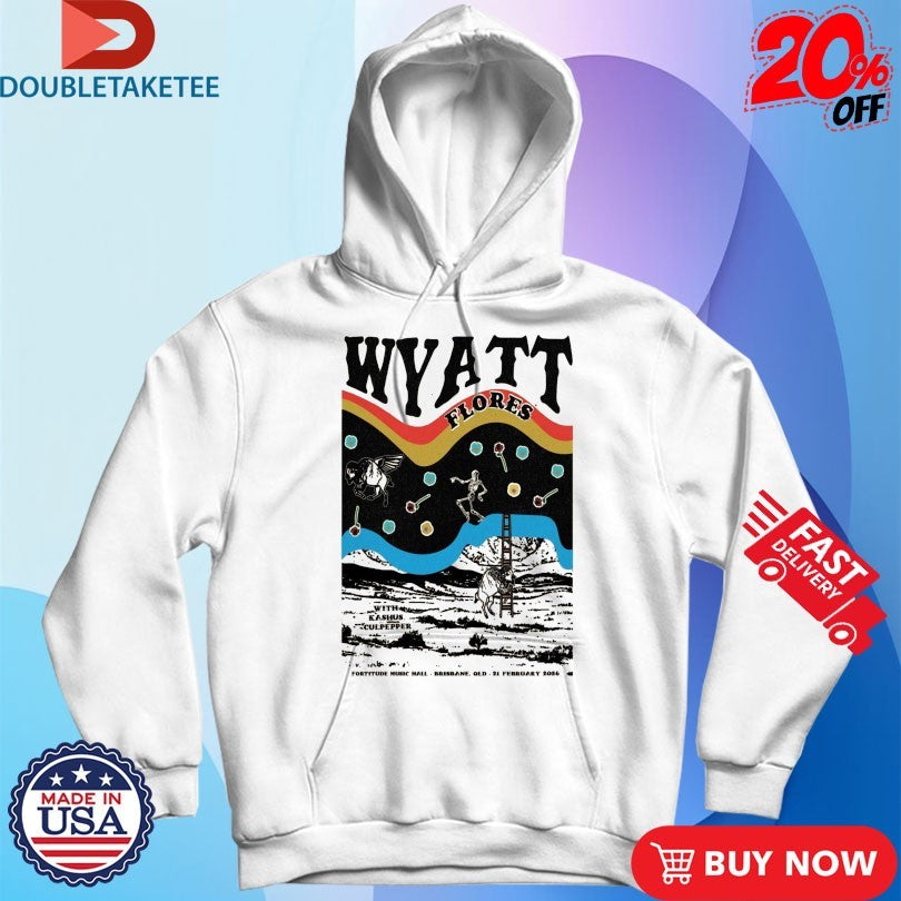 Official Wyatt Flores Feb 21 2026 Brisbane, OLD Shirts