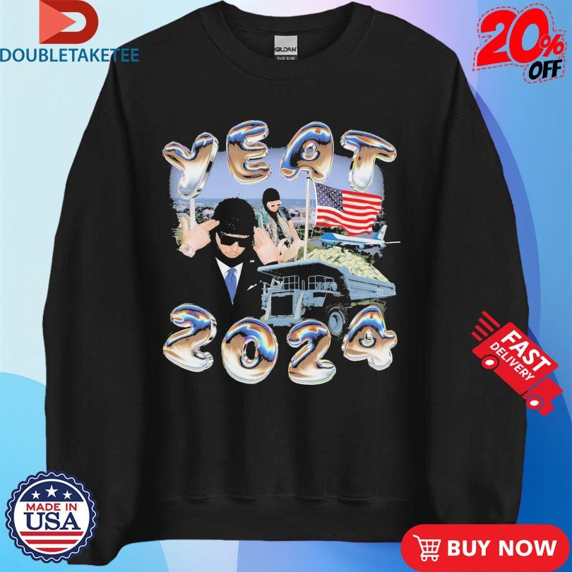Official Yeat Luh Geeky 2024 American Flag Shirts