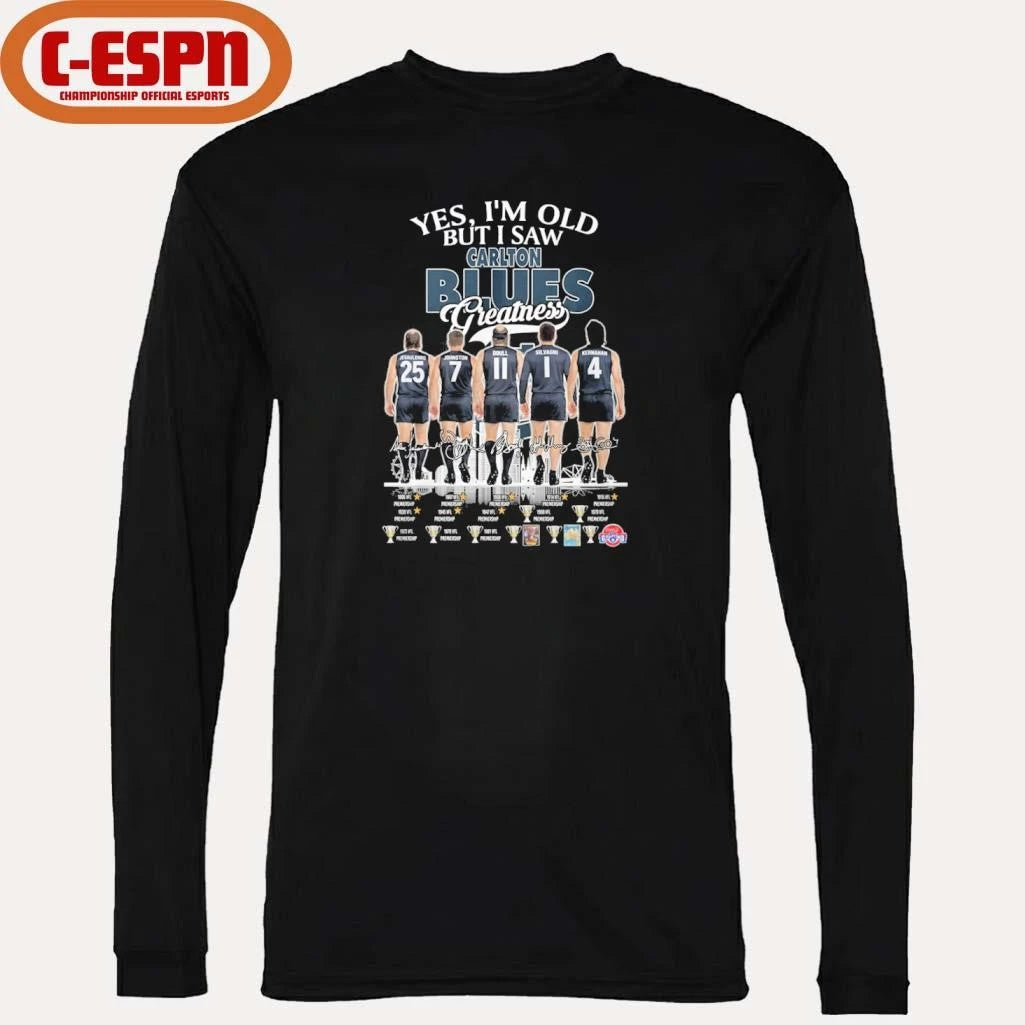Official Yes, I’m Old But I Saw Carlton Blues Greatness Shirt