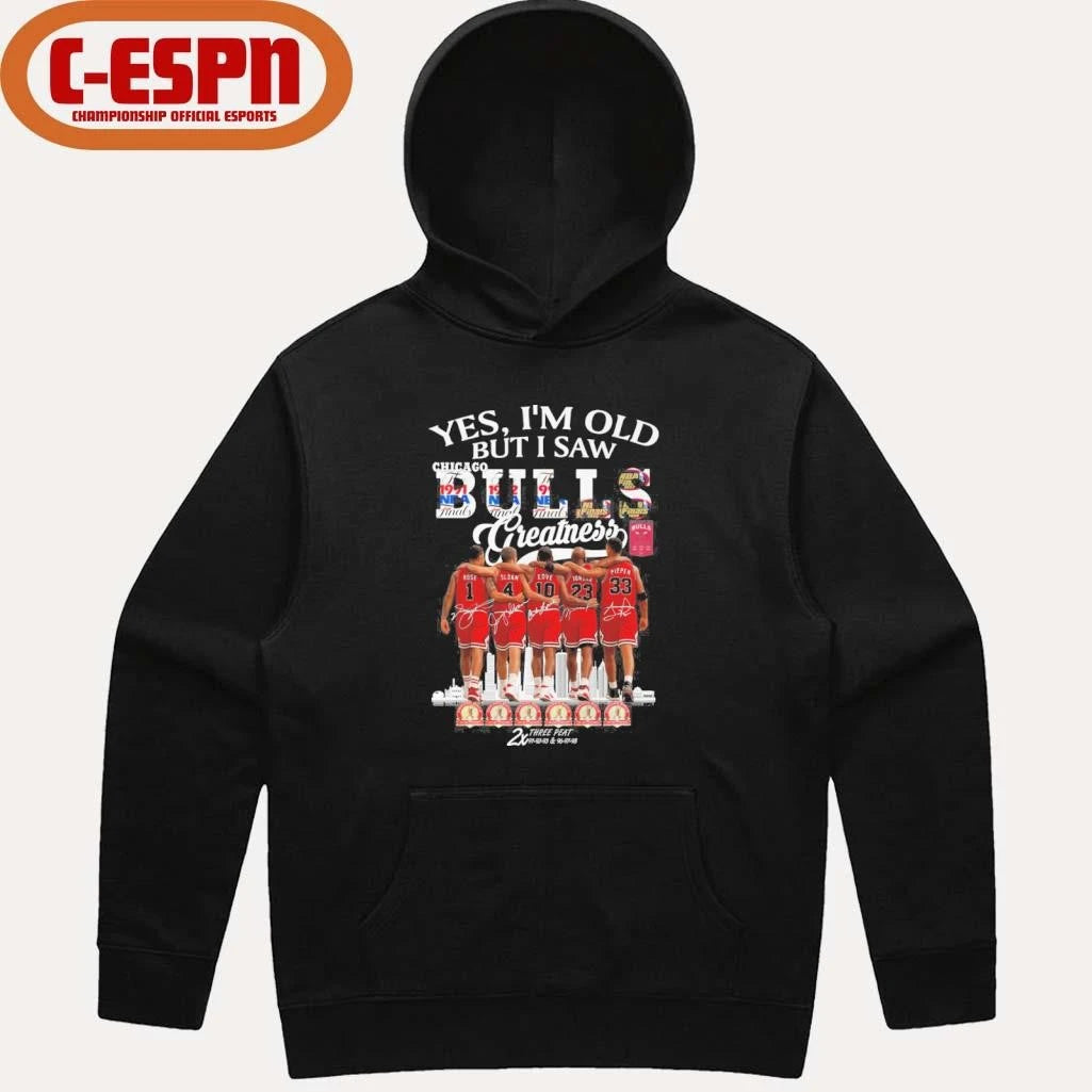 Official Yes, I’m Old But I Saw Chicago Bulls Greatness Legends Shirt
