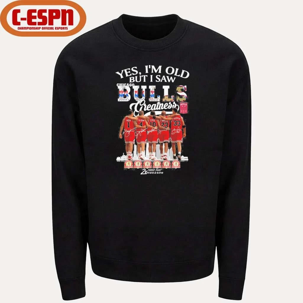 Official Yes, I’m Old But I Saw Chicago Bulls Greatness Legends Shirt